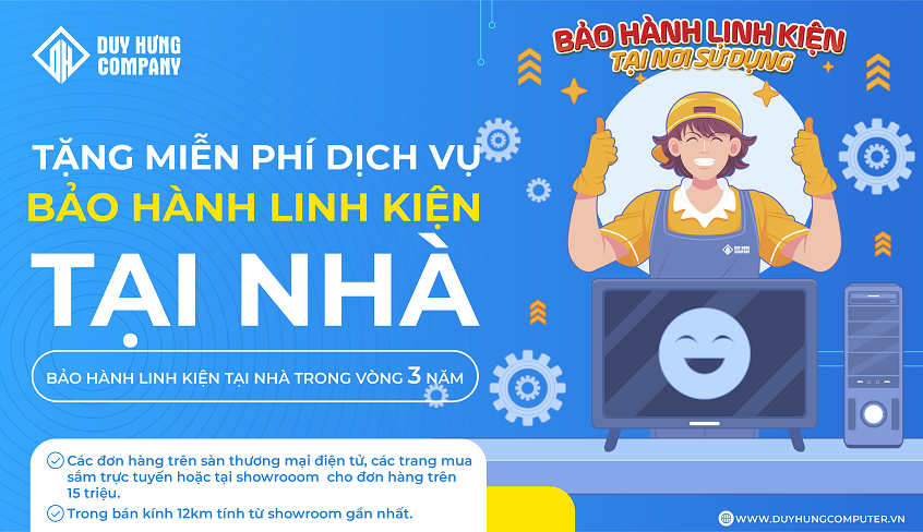 Bảo hành linh kiện tại nhà
