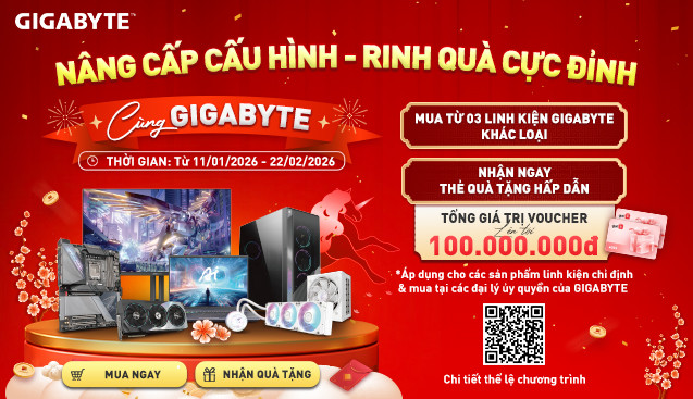 GIGABYTE TẶNG CODE GAME