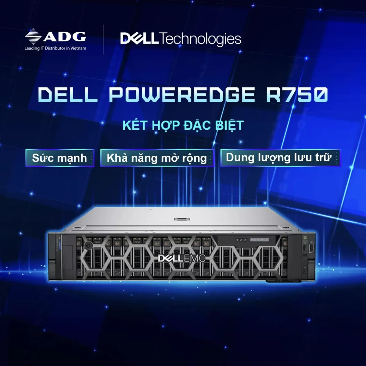 Dell PowerEdge R750: Máy chủ đa năng, giúp DN nâng cao hiệu suất, tập trung đổi mới sáng tạo