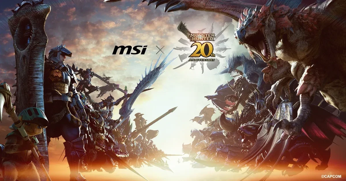 MSI và CAPCOM kỷ niệm 20 năm game Monster Hunter bằng loạt sản phẩm chơi game độc đáo