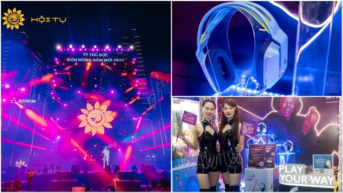 Logitech G đón năm mới tưng bừng tại Hội Tụ Fest