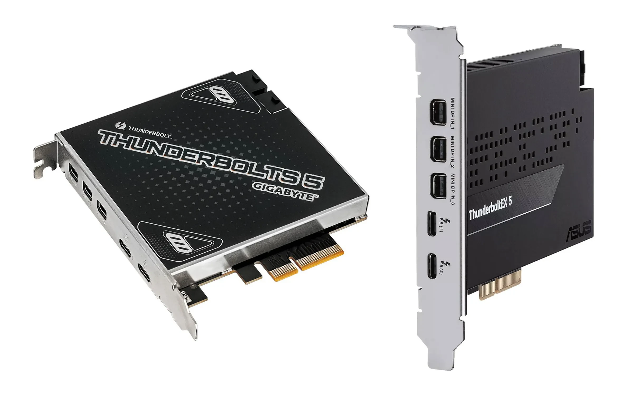 Gigabyte và ASUS sắp ra mắt Thunderbolt 5 add-in card đầu tiên