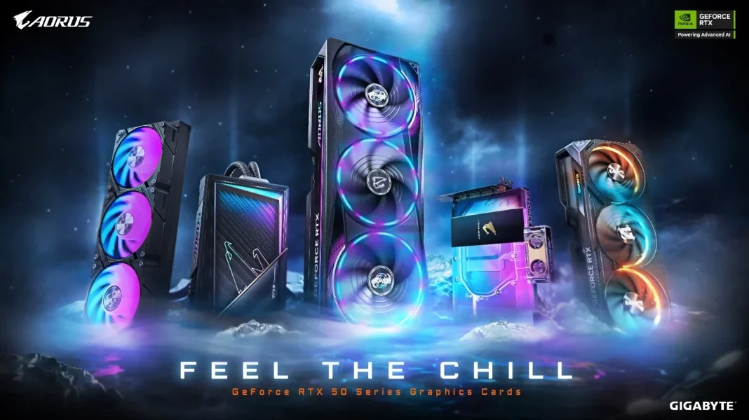 GIGABYTE giới thiệu card đồ họa RTX 50 Series nhỏ gọn với khả năng làm mát vượt trội tại CES 2025