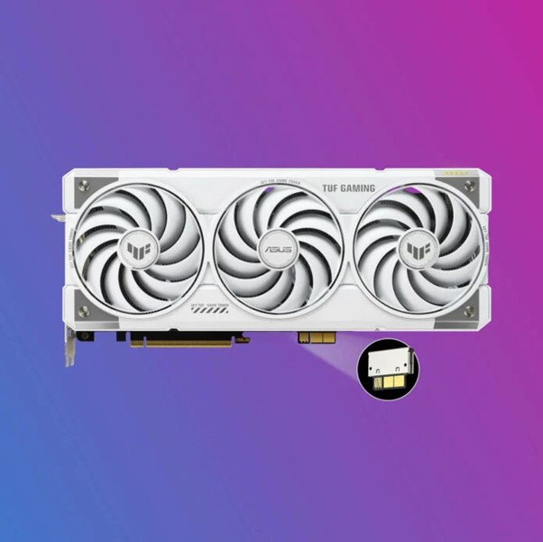 GPU Asus GeForce RTX 50 Series mới bao gồm đầu nối BTF có thể tháo rời