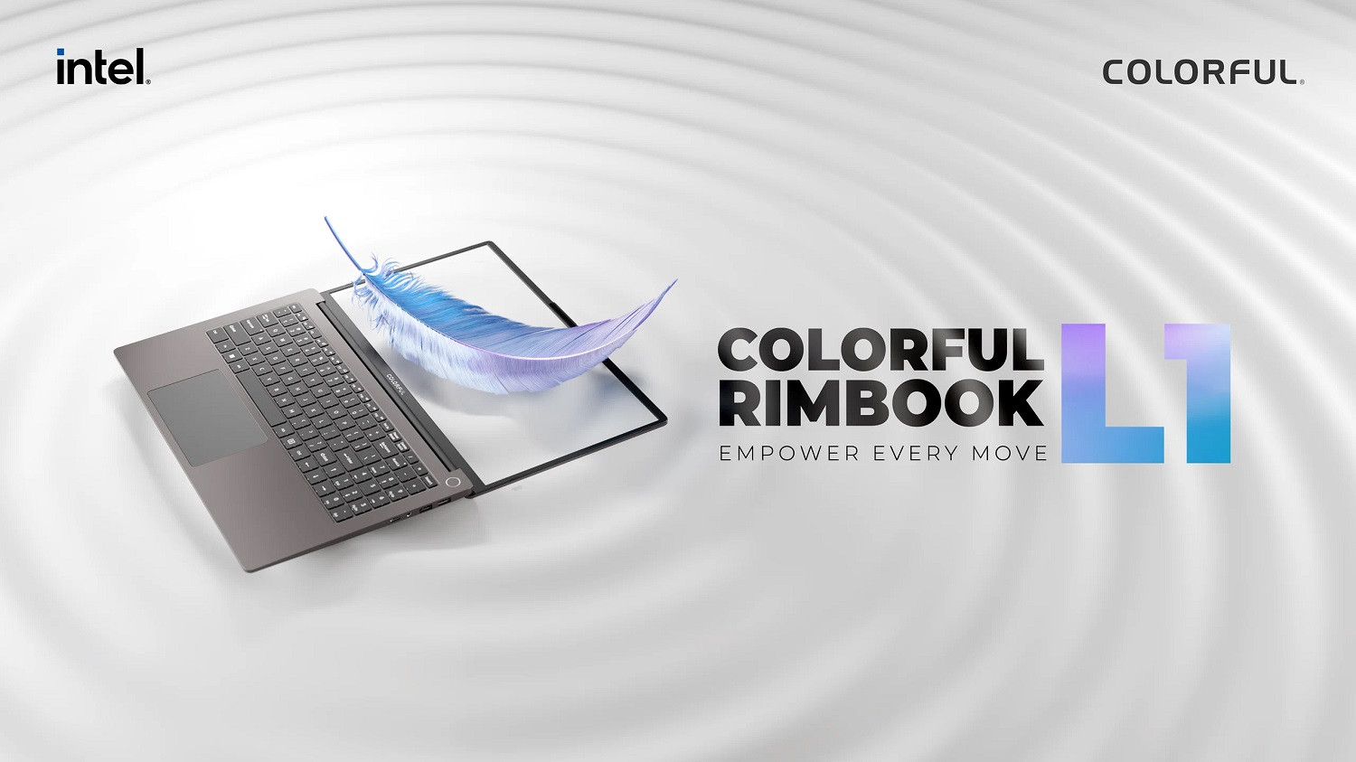 COLORFUL ra mắt Rimbook L1: Laptop 15.6 inch, mỏng nhẹ, chip Intel Core i5-12450H