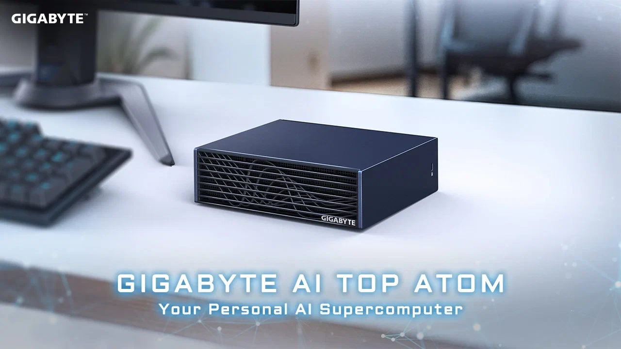 GIGABYTE ra mắt AI TOP ATOM – Siêu máy tính AI cá nhân đầu tiên dùng chip Grace Blackwell
