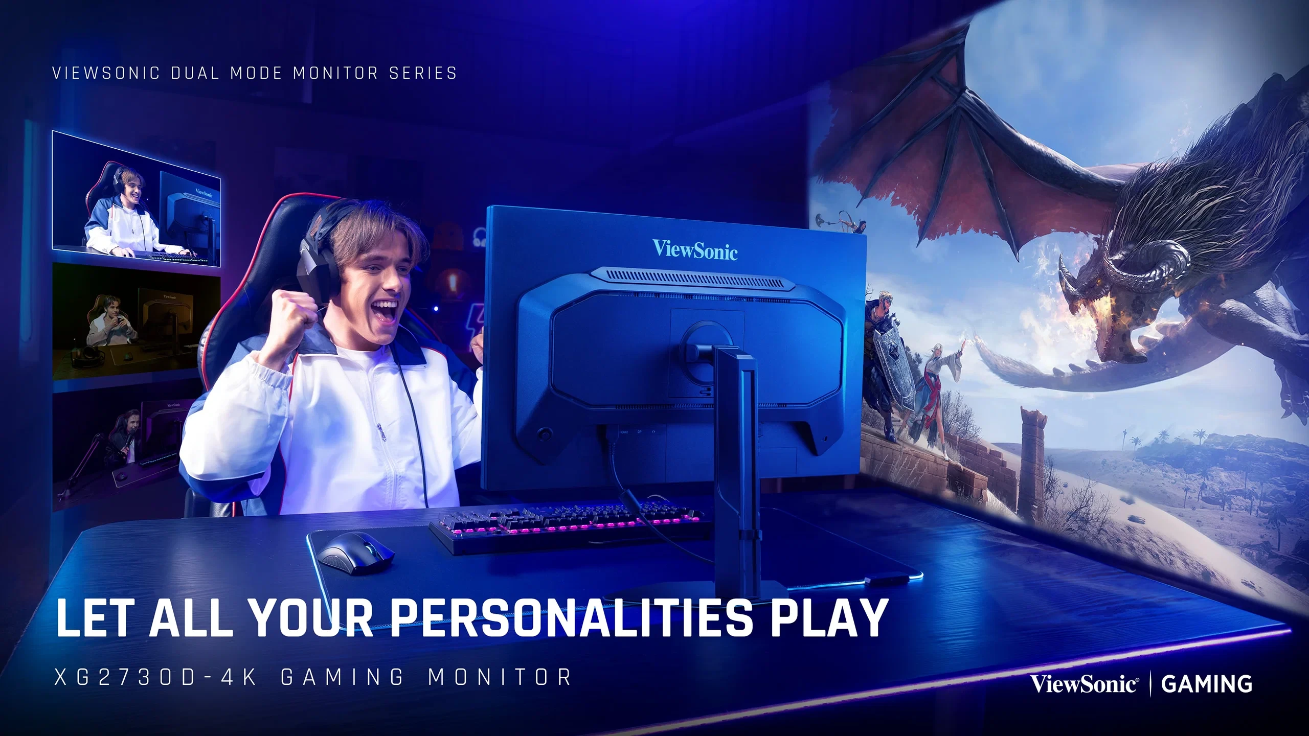 ViewSonic ra mắt màn hình XG2730D-4K với chế độ Dual Mode cho game thủ esports