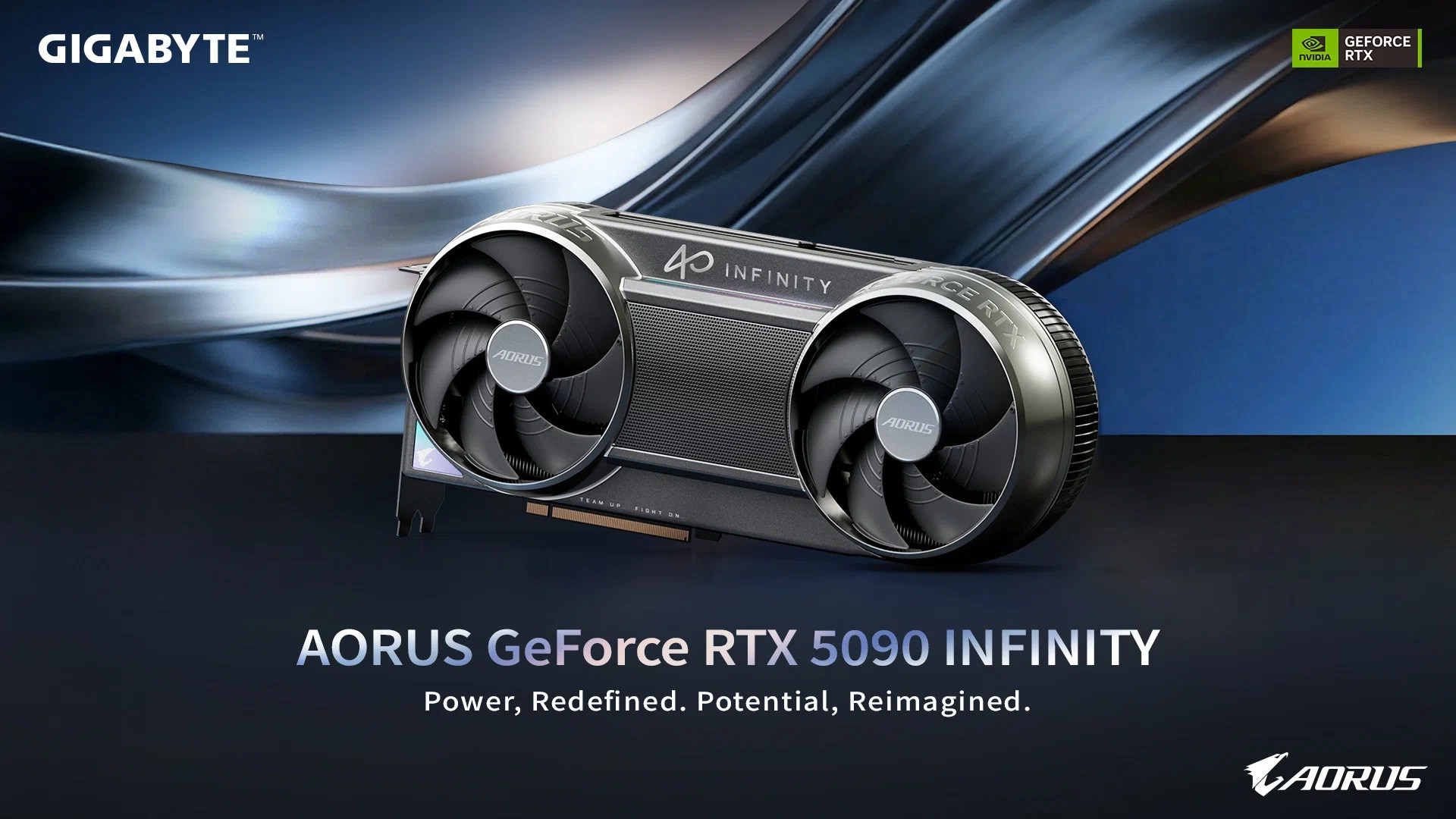GIGABYTE giới thiệu card đồ họa AORUS GeForce RTX 5090 INFINITY tại CES 2026