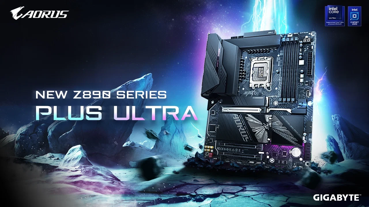 GIGABYTE ra mắt bo mạch chủ Z890 Plus Series hỗ trợ Intel Core Ultra 200S và CQDIMM