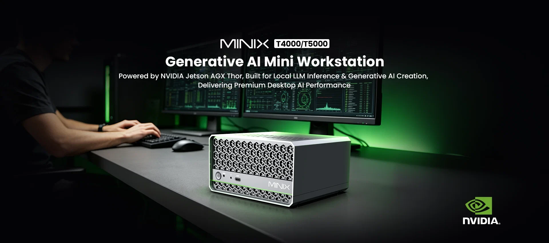 MINIX T4000/T5000 ra mắt: Mini workstation AI chạy LLM 70B local, 128GB RAM, Blackwell