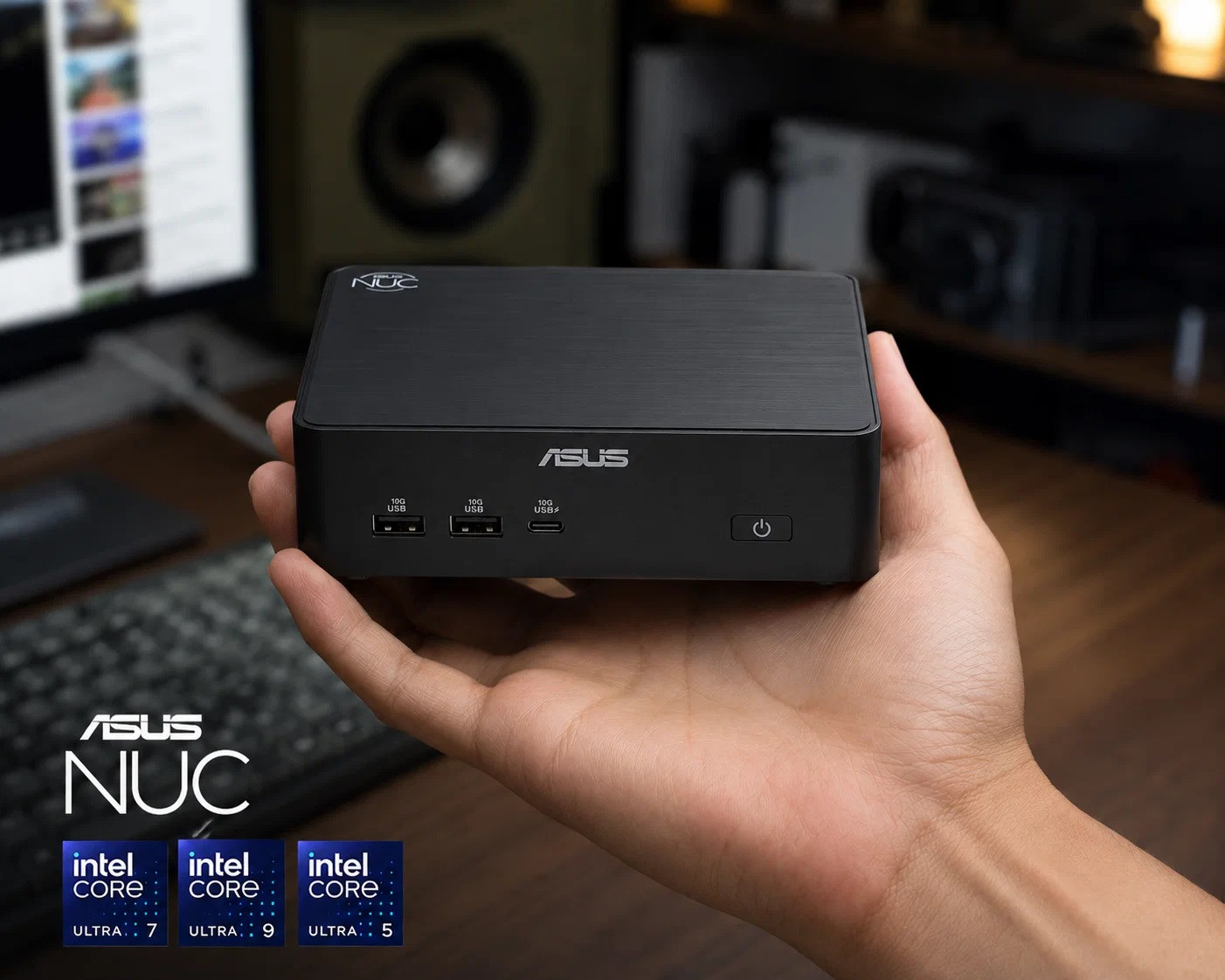 ASUS NUC 16 Pro gọn trong lòng bàn tay nhưng đủ sức xử lý công việc nặng