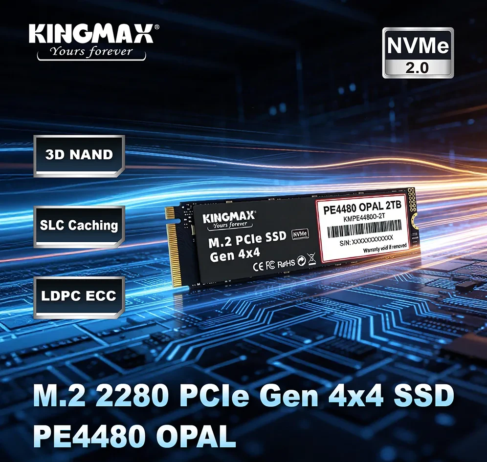 KINGMAX PE4480 OPAL mở rộng hướng ứng dụng sang y tế, AI và tự động hóa công nghiệp