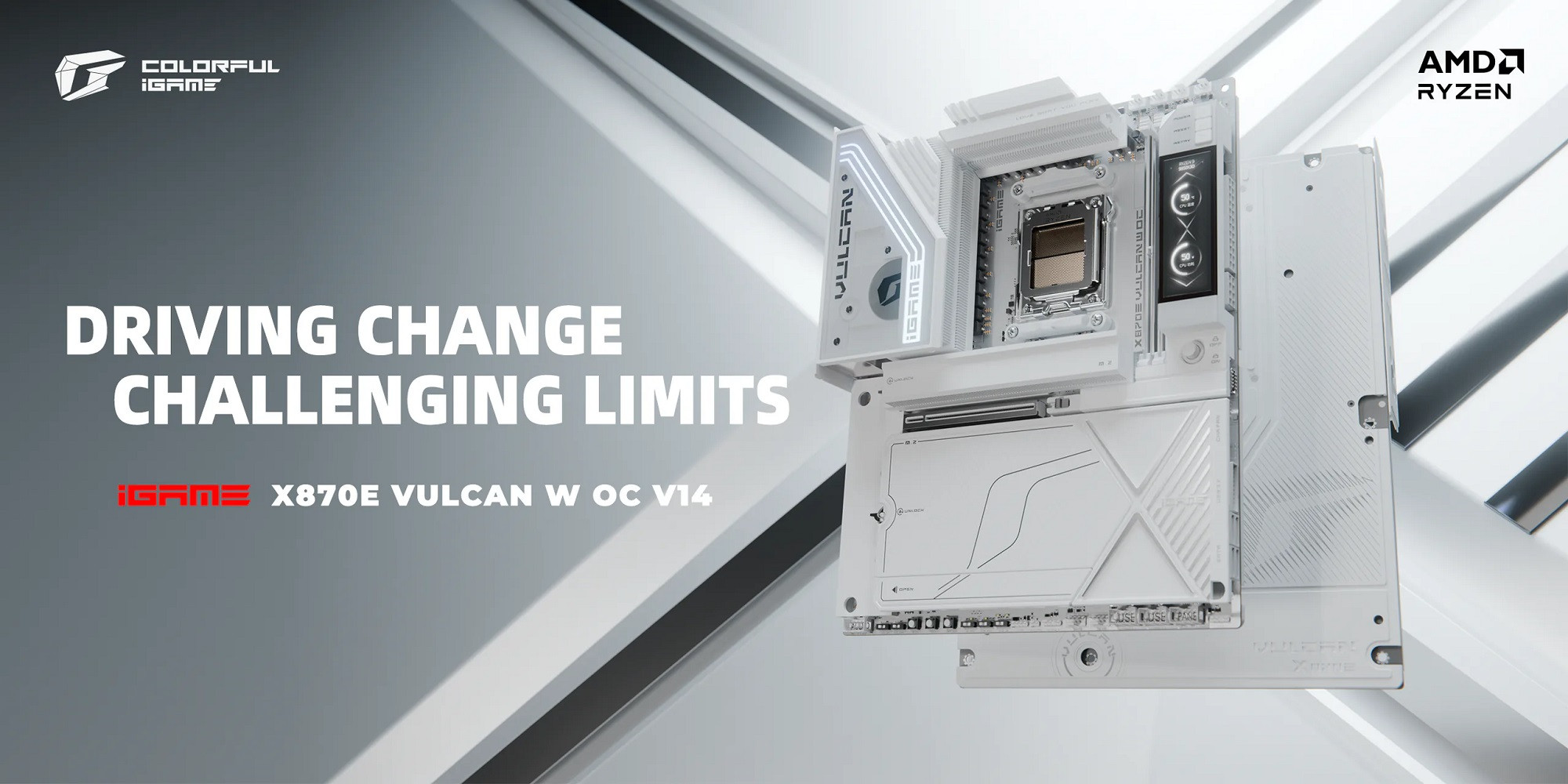 COLORFUL ra mắt iGame X870E VULCAN W OC với DDR5 lên đến 10600 MT/s