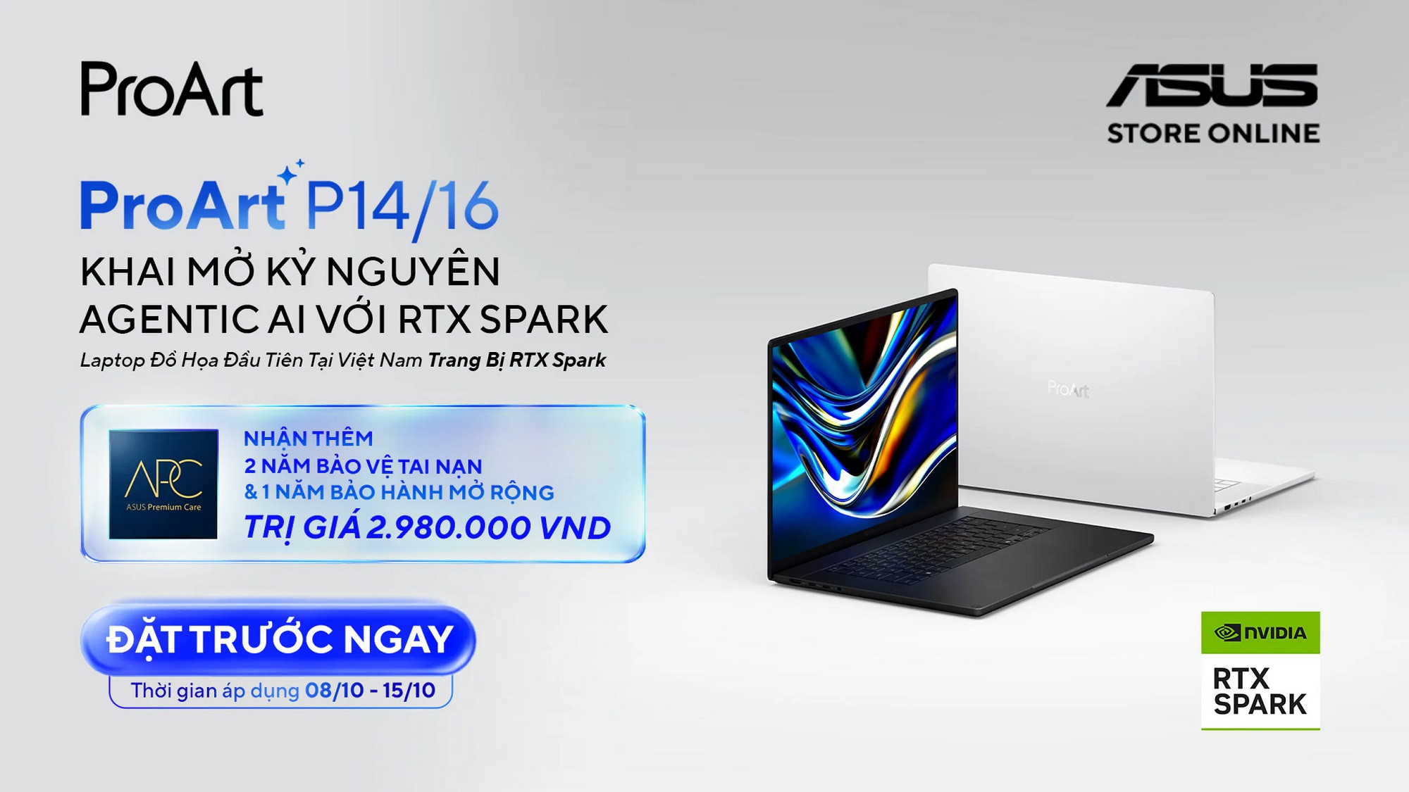 ASUS mở đặt trước ProArt P16 trang bị RTX Spark tại Việt Nam, giá 195 triệu đồng