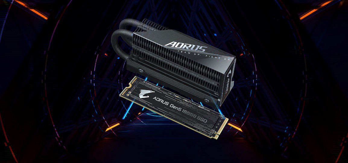SSD AORUS Gen5 10000 trình làng với tốc độ lên tới 10GB/s