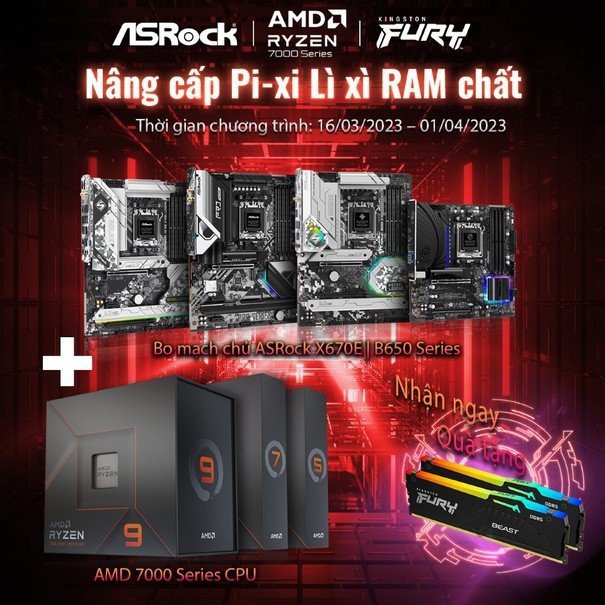 NÂNG CẤP PI-XI, LÌ XÌ RAM CHẤT