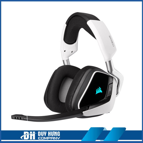 Tai nghe chơi game không dây Corsair VOID RGB ELITE 7.1 White