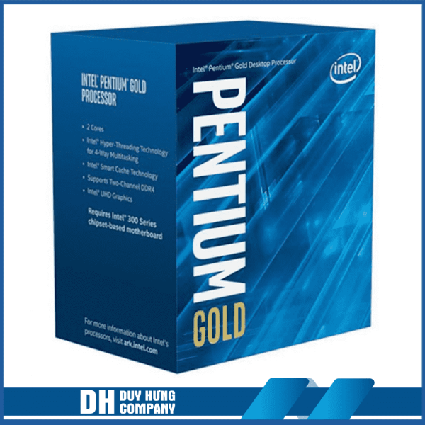 CPU Intel Pentium Gold G6400 (4M Cache, 4.00 GHz, 2C4T, Socket 1200) Box hãng