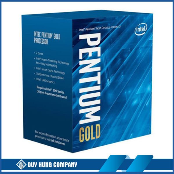 CPU Intel Pentium Gold G6400 (4M Cache, 4.00 GHz, 2C4T, Socket 1200) Box hãng