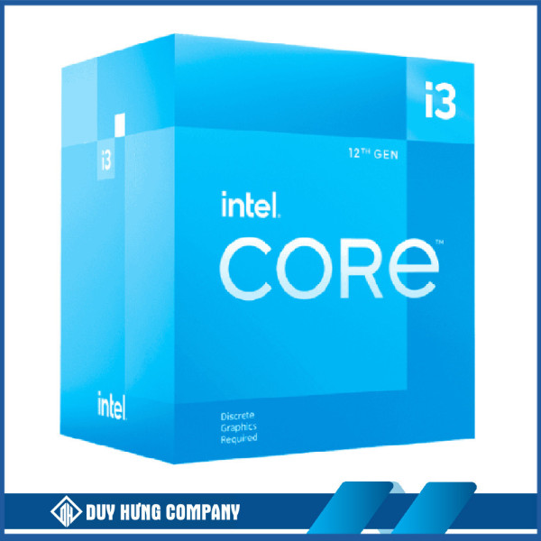 CPU Intel Core i3-12100F (3.3GHz turbo up to 4.3GHz, 4 nhân 8 luồng, 12MB Cache, 58W)- Socket Intel LGA 1700)
