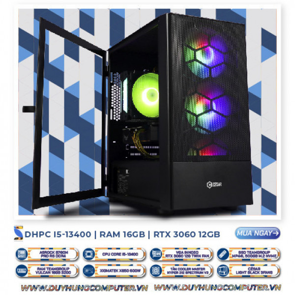 DHPC RENDER I5-13400 | RTX 3060 12GB | SSD 500GB | RAM 16GB