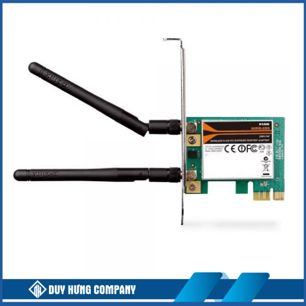 Card mạng không dây D-link DWA-582 PCI E Wireless AC1200