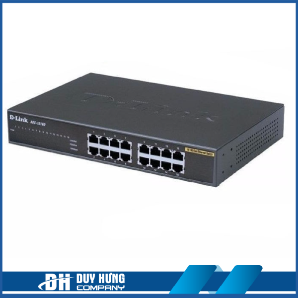 Switch D-Link DES-1016D/E 16 Port 10/100 Vỏ kim loại