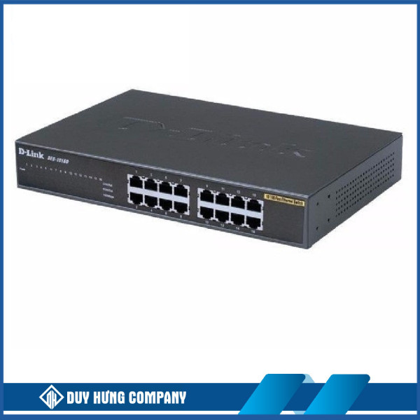 Switch D-Link DES-1016D/E 16 Port 10/100 Vỏ kim loại