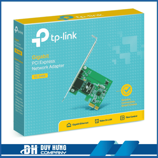 CARD MẠNG CÓ DÂY PCI EXPRESS TP-LINK TG-3468 TỐC ĐỘ 10/100/1000