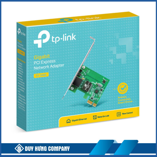 Cạc mạng có dây TP-Link PCI-E TG-3468 (10/100/1000Mbps/ 1 Cổng)