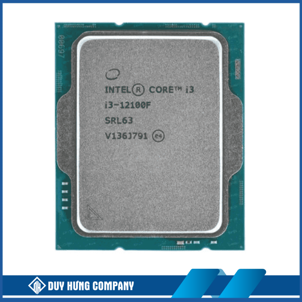 CPU Intel Core i3-12100F Tray (3.3GHz turbo up to 4.3GHz, 4 nhân 8 luồng, 12MB Cache, 58W)- Socket Intel LGA 1700)