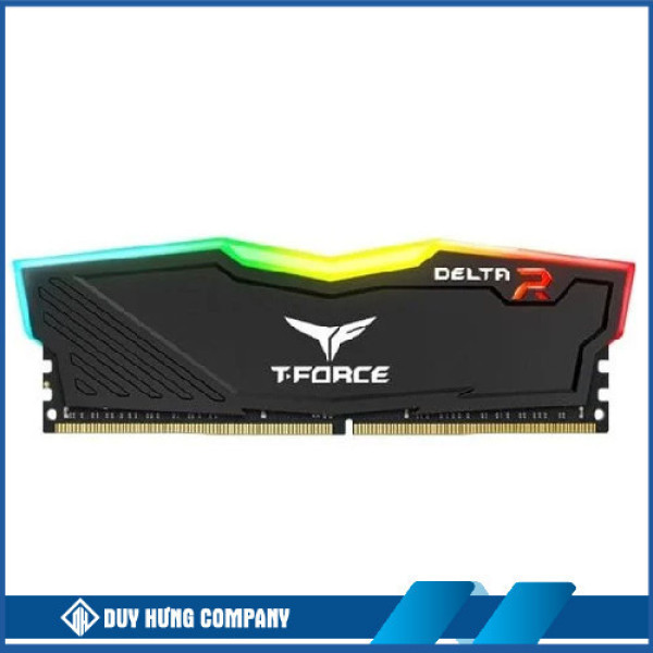 Ram TEAMGROUP T-Force DELTA RGB 16GB (1x16GB) DDR4 3200MHz (Đen)