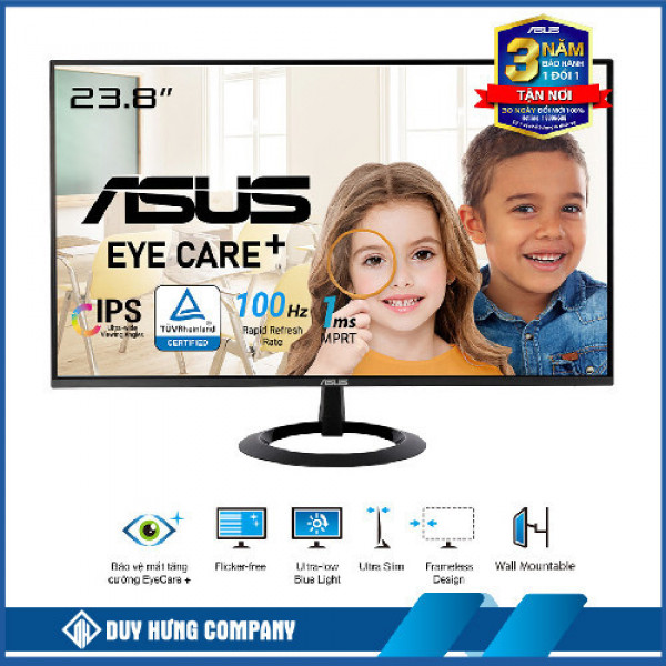 Màn hình ASUS VZ24EHF (23.8 inch - IPS - FHD - 1ms - 100Hz)