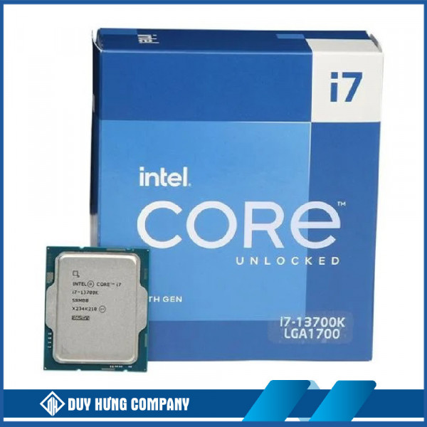 CPU Intel Core i7-13700K (Up To 5.40GHz, 16 Nhân 24 Luồng, 25M Cache, Raptor Lake)