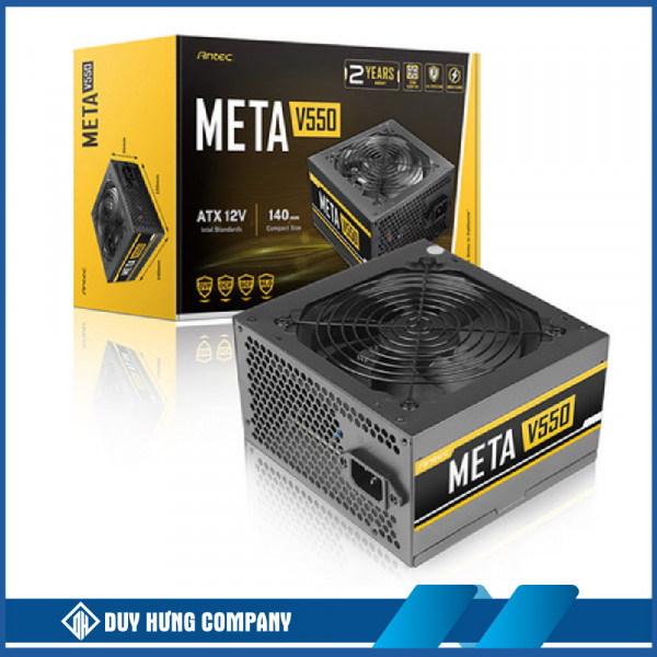 Nguồn máy tính ANTEC Meta V550  (Màu Đen)