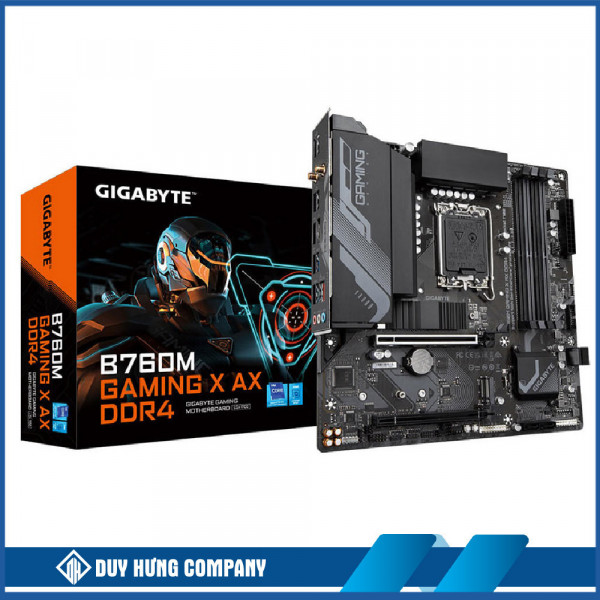 Mainboard Gigabyte B760M Gaming X AX DDR4 (Wifi+Bluetooth)