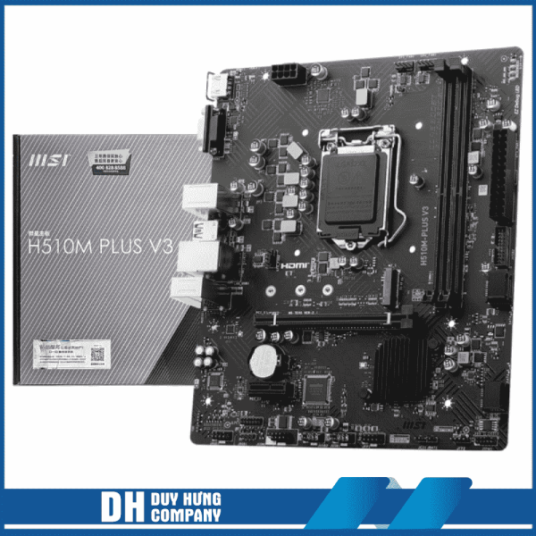 Mainboard MSI H510M PLUS V3 (Intel H510/ Intel LGA 1200/ M-ATX/ 2 khe ram/ DDR4/ Lan