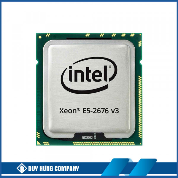 CPU Intel Xeon E5 2676 V3 (2.4GHz Turbo Up To 3.2GHz, 12 nhân 24 luồng, 30MB Cache, LGA 2011-3)