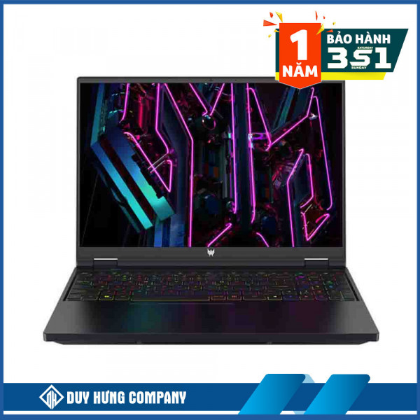 Laptop Acer Predator Helios 18 PH18-71-94SJ NH.QKRSV.002 (Intel Core i9-13900HX | 32GB | 2TB | RTX 4080 12GB | 18 inch WQXGA | Win 11 | Abyssal Black)