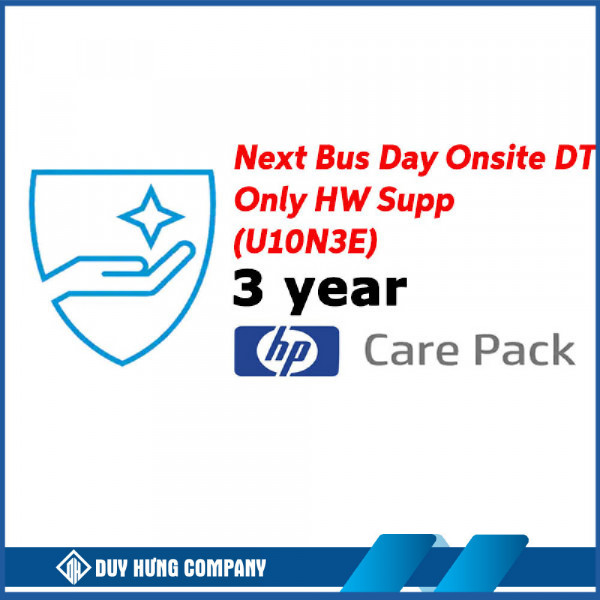 Dịch vụ bảo hành HP 3 years Next business day onsite Hardware Support for Desktops (U10N3E)