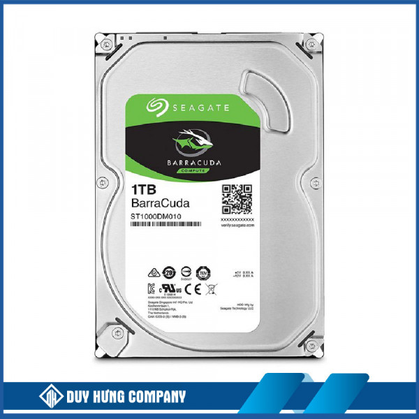  Ổ cứng HDD Seagate BarraCuda 1TB, 3.5 inch, 7200RPM, SATA, 256MB Cache