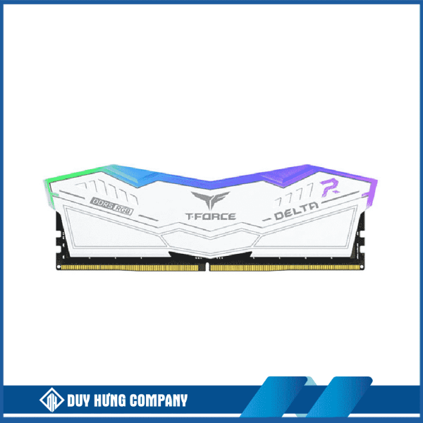 RAM DESKTOP TEAMGROUP DELTA RGB WHITE (FF4D516G6000HC38A01) 16GB (1X16GB) DDR5 6000MHZ