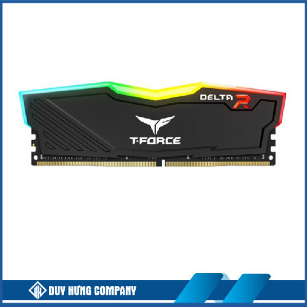 Ram TEAMGROUP T-Force DELTA RGB 8GB (1x8GB) DDR4 3200MHz (Đen)