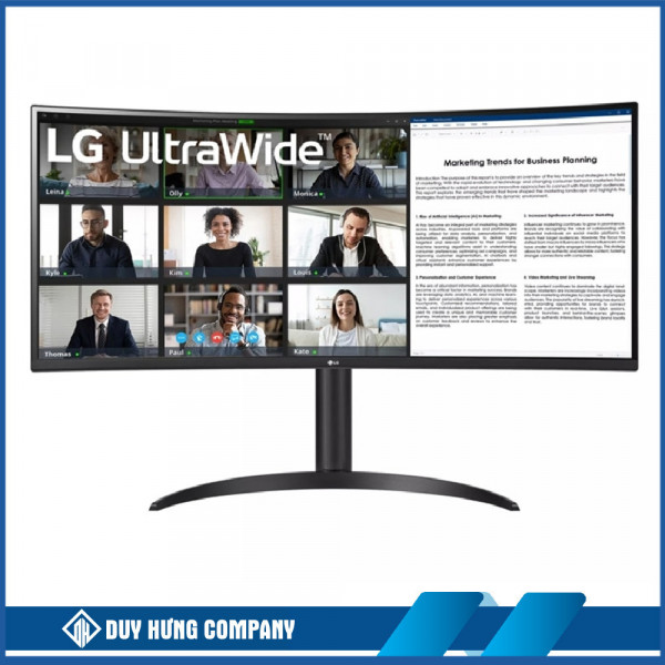 Màn Hình LG UltraWide 34WR55QC-B (34 inch - VA - WQHD - 100Hz - 5ms - Cong)