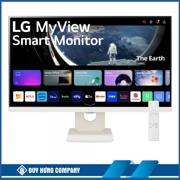 Màn hình thông minh LG MyView 25SR50F-W (24.5 inch - IPS - FHD - 8ms - webOS)