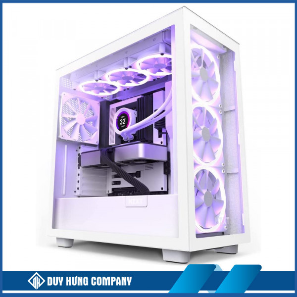 Vỏ Case NZXT H7 Elite RGB White (CM-H71EW-02)