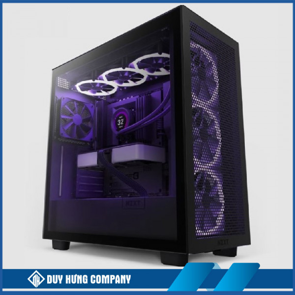 Case máy tính NZXT H7 Flow RGB Black CM-H71FB-R1