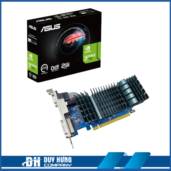 Card màn hình Asus GeForce 710 2GB DDR3 EVO (GT710-SL-2GD3-BRK-EVO)