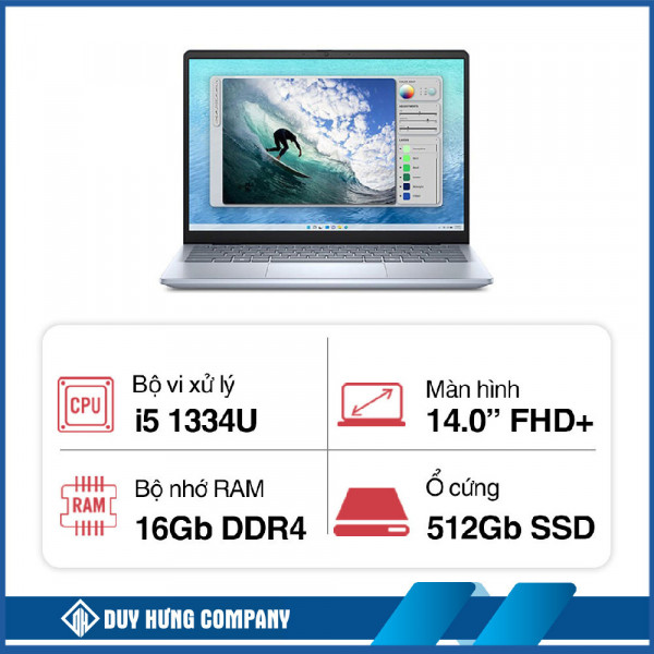 Laptop Dell Inspiron 5440 NDY5V1 (i5 1334U/ 16GB/ 512GB SSD/ 14 inch FHD+/ Win 11/ Office/ Vỏ nhôm)