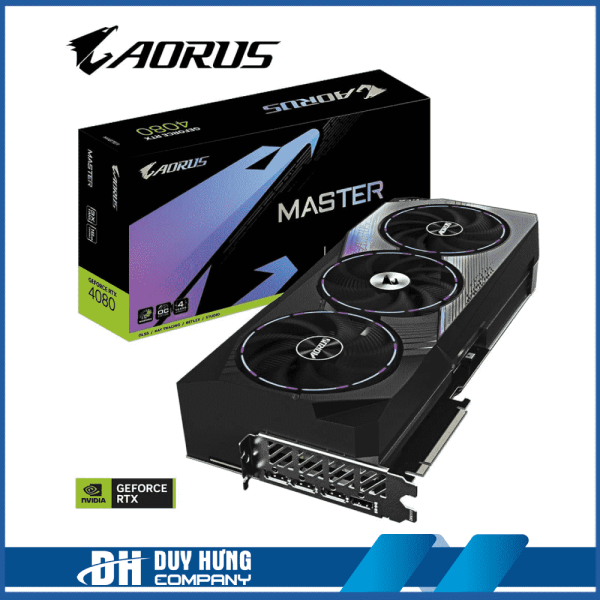 Card màn hình GIGABYTE AORUS GeForce RTX 4080 MASTER 16GB (GV-N4080AORUS M-16GD)